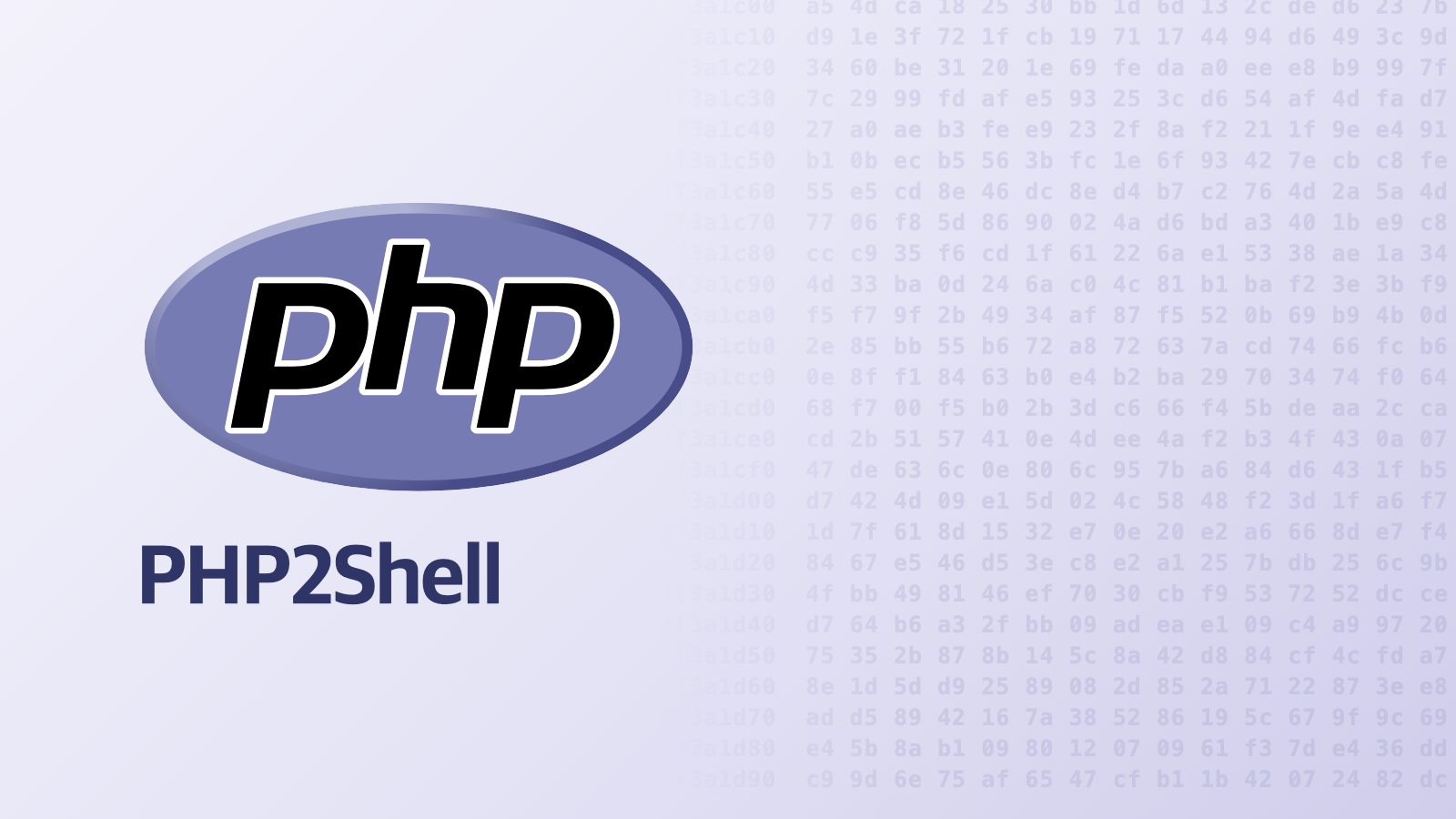 PHP 공식 로고로 만든 표지입니다(PHP).